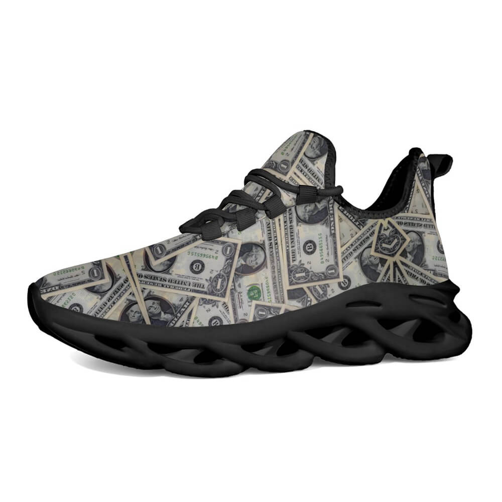 Vault Drop Benjamin All-Over Cash Custom Sneaks Manifesting Capital Hustle