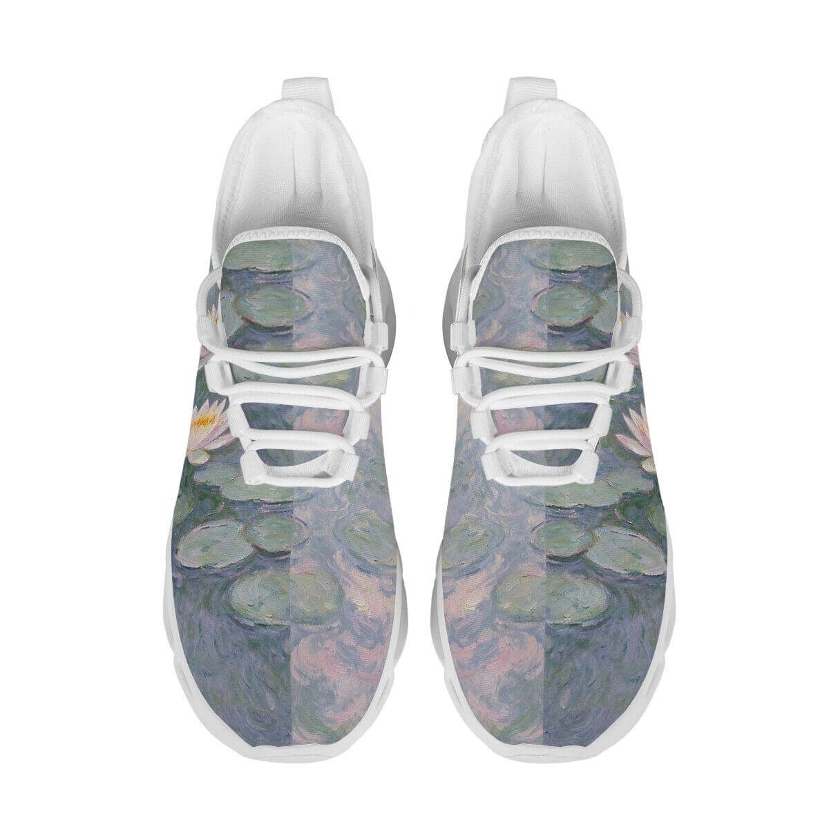 Blue-Gray Water Lilies in a Monet Reverie