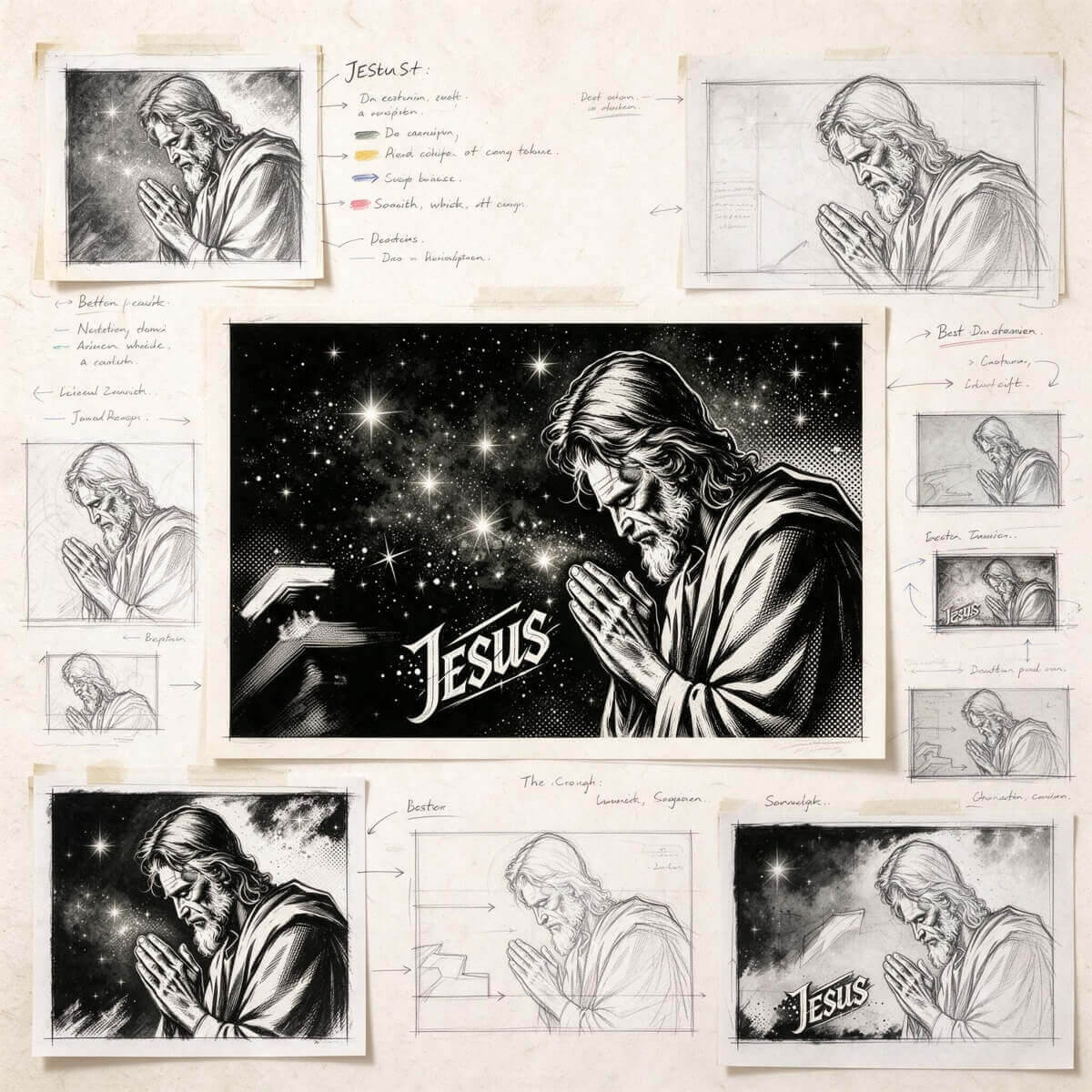 Where Stars Gather, Jesus Prays