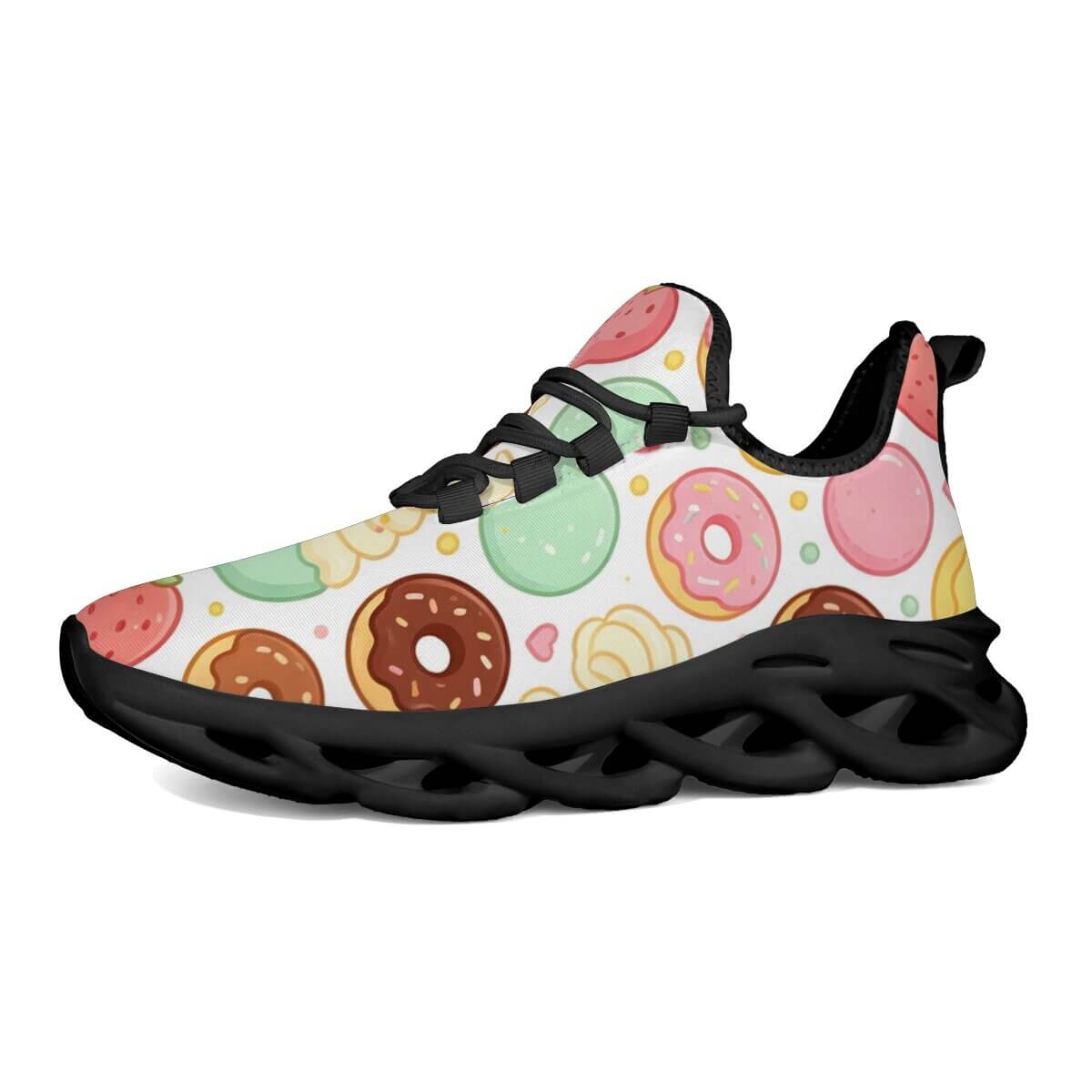 Mint Circles Meet Chocolate Donut Joy