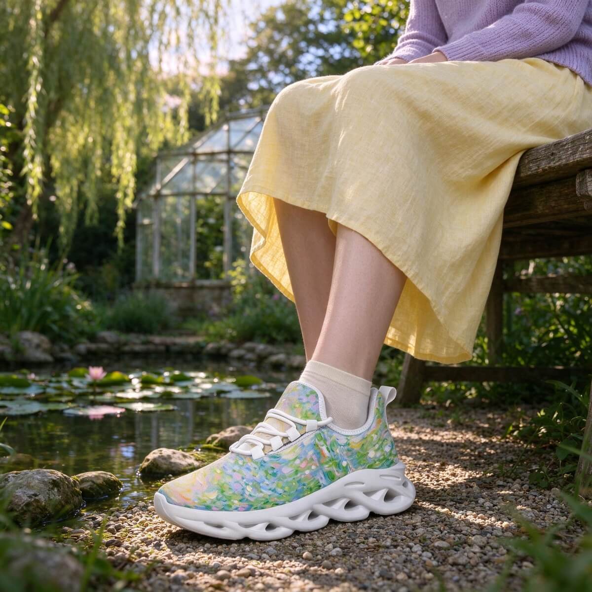 Painting a Garden in Monet’s Pastel Strokes