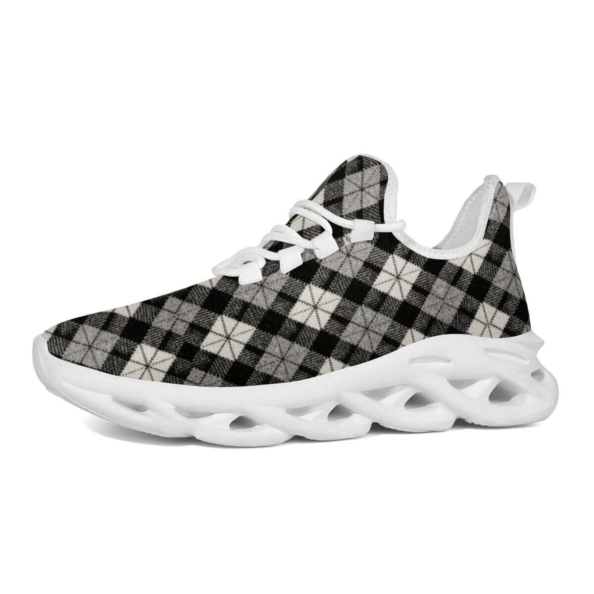 Quiet Authority, Woven in Monochrome Argyle