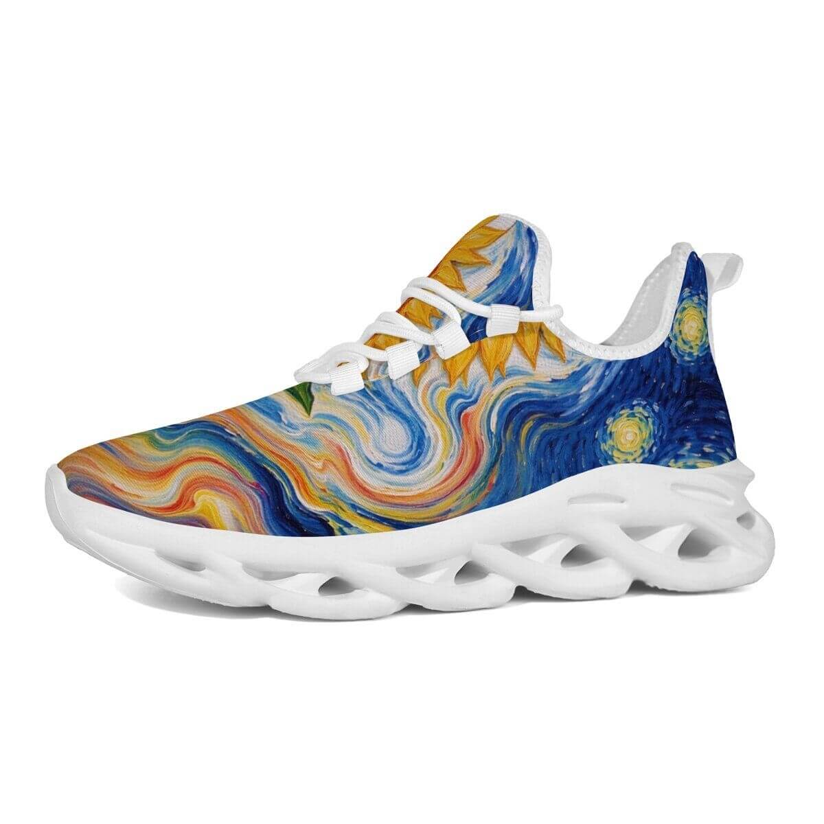 Sunflower Gold in the Starry Night