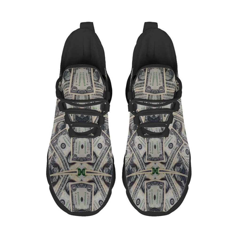 Vault Drop Benjamin All-Over Cash Custom Sneaks Manifesting Capital Hustle