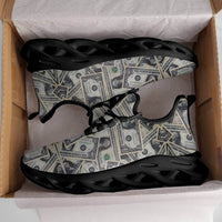 Vault Drop Benjamin All-Over Cash Custom Sneaks Manifesting Capital Hustle