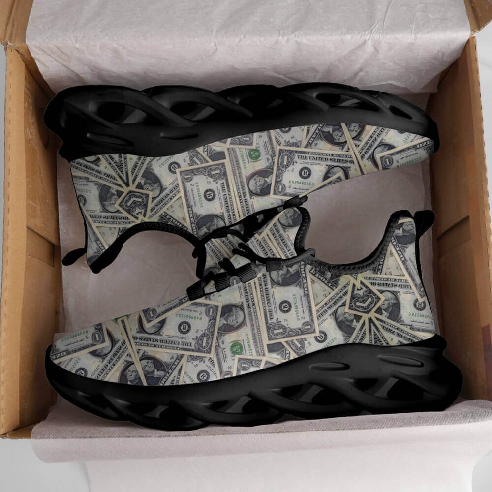 Vault Drop Benjamin All-Over Cash Custom Sneaks Manifesting Capital Hustle