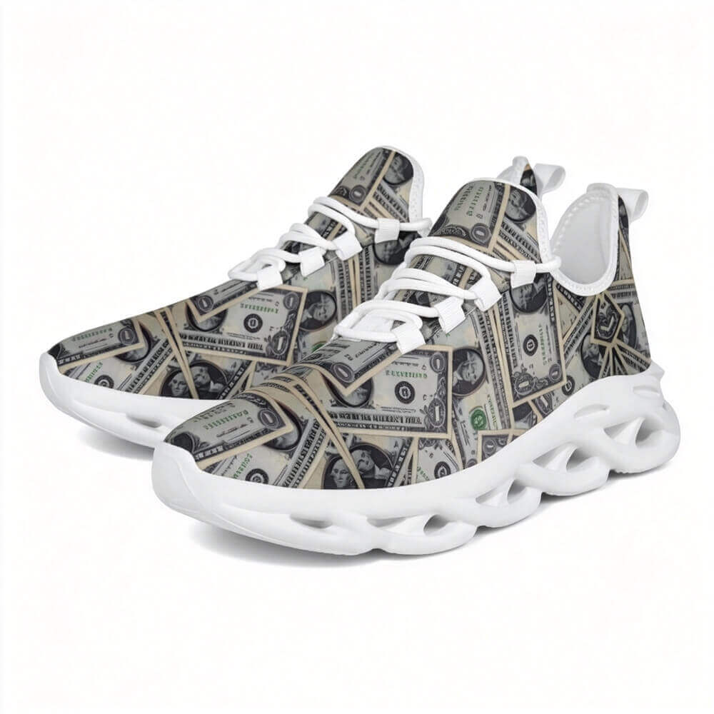 Vault Drop Benjamin All-Over Cash Custom Sneaks Manifesting Capital Hustle