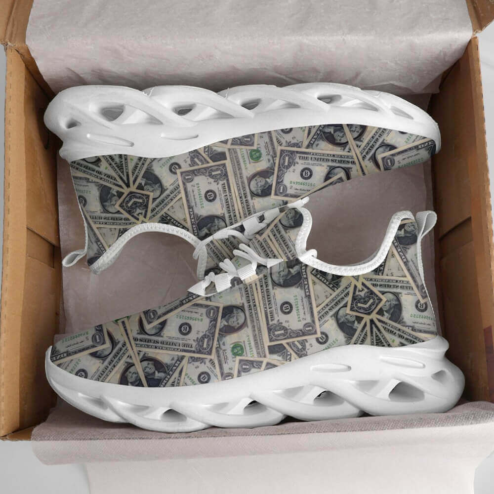 Vault Drop Benjamin All-Over Cash Custom Sneaks Manifesting Capital Hustle