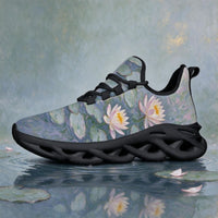 Blue-Gray Water Lilies in a Monet Reverie