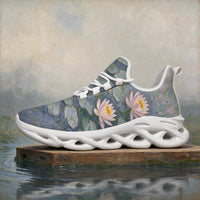 Blue-Gray Water Lilies in a Monet Reverie