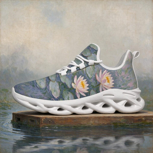 Blue-Gray Water Lilies in a Monet Reverie