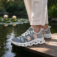 Blue-Gray Water Lilies in a Monet Reverie