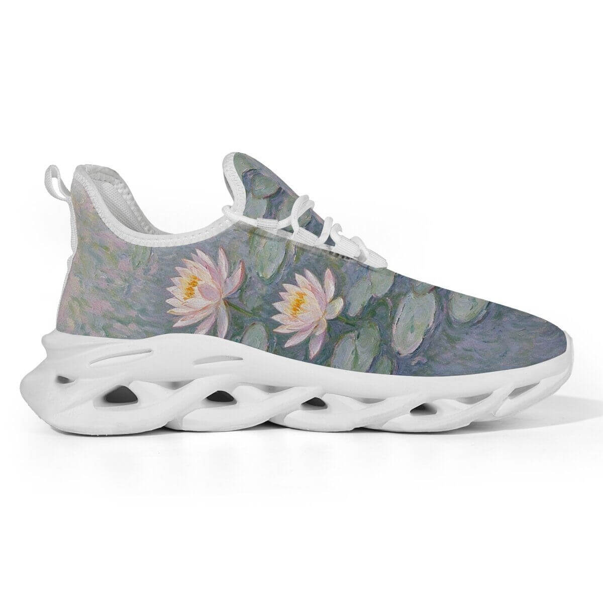 Blue-Gray Water Lilies in a Monet Reverie