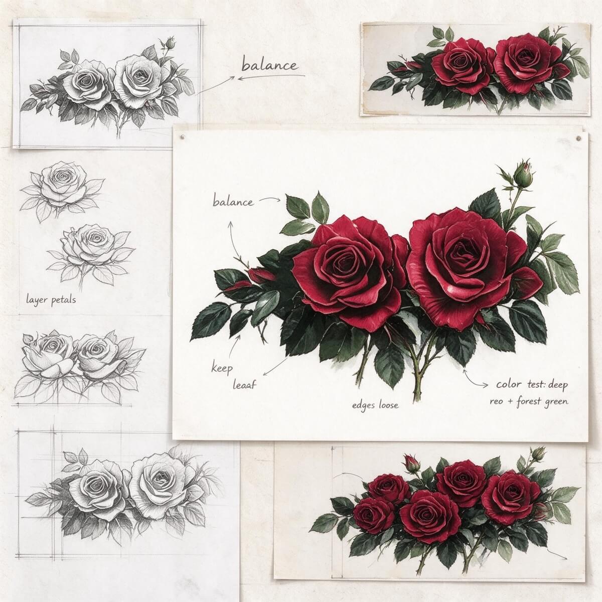 Roses of Resolve: Beauty Takes Root