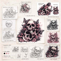 Dust-Pink Requiem: Butterflies, Roses and Bone
