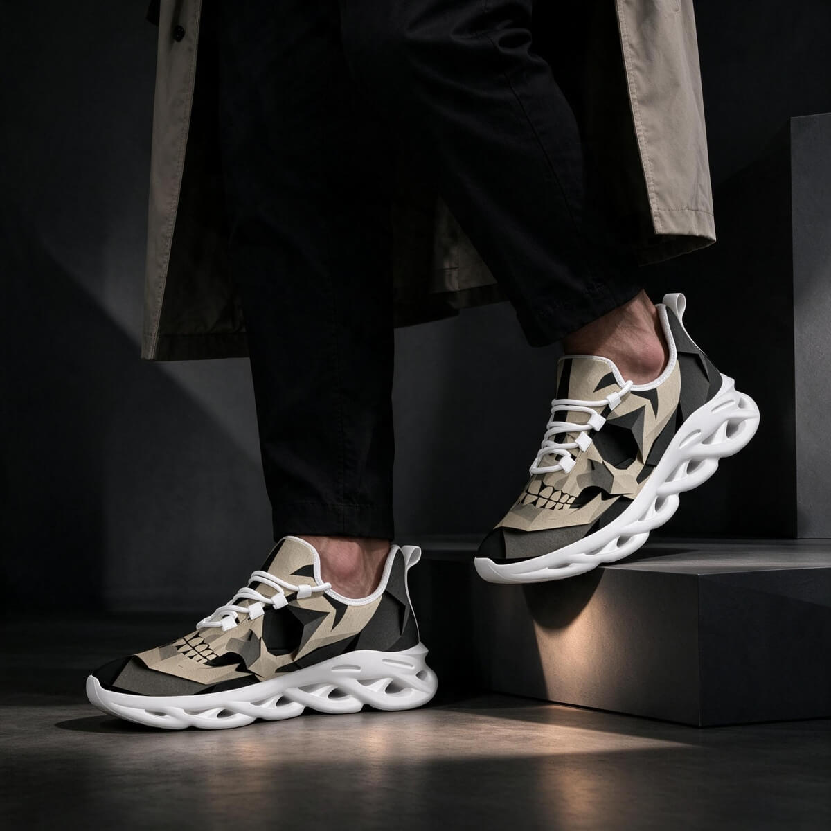 Unease Built the Fractured Skull Mask