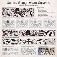 Gothic Tattoo Rite of Skulls and Vines