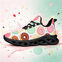 Mint Circles Meet Chocolate Donut Joy