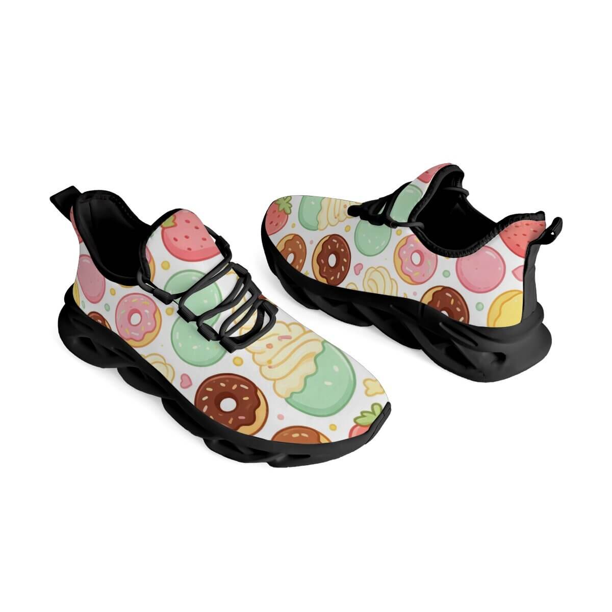 Mint Circles Meet Chocolate Donut Joy