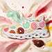 Mint Circles Meet Chocolate Donut Joy