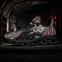 Munch’s Scream in Red Static