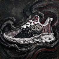 Munch’s Scream in Red Static