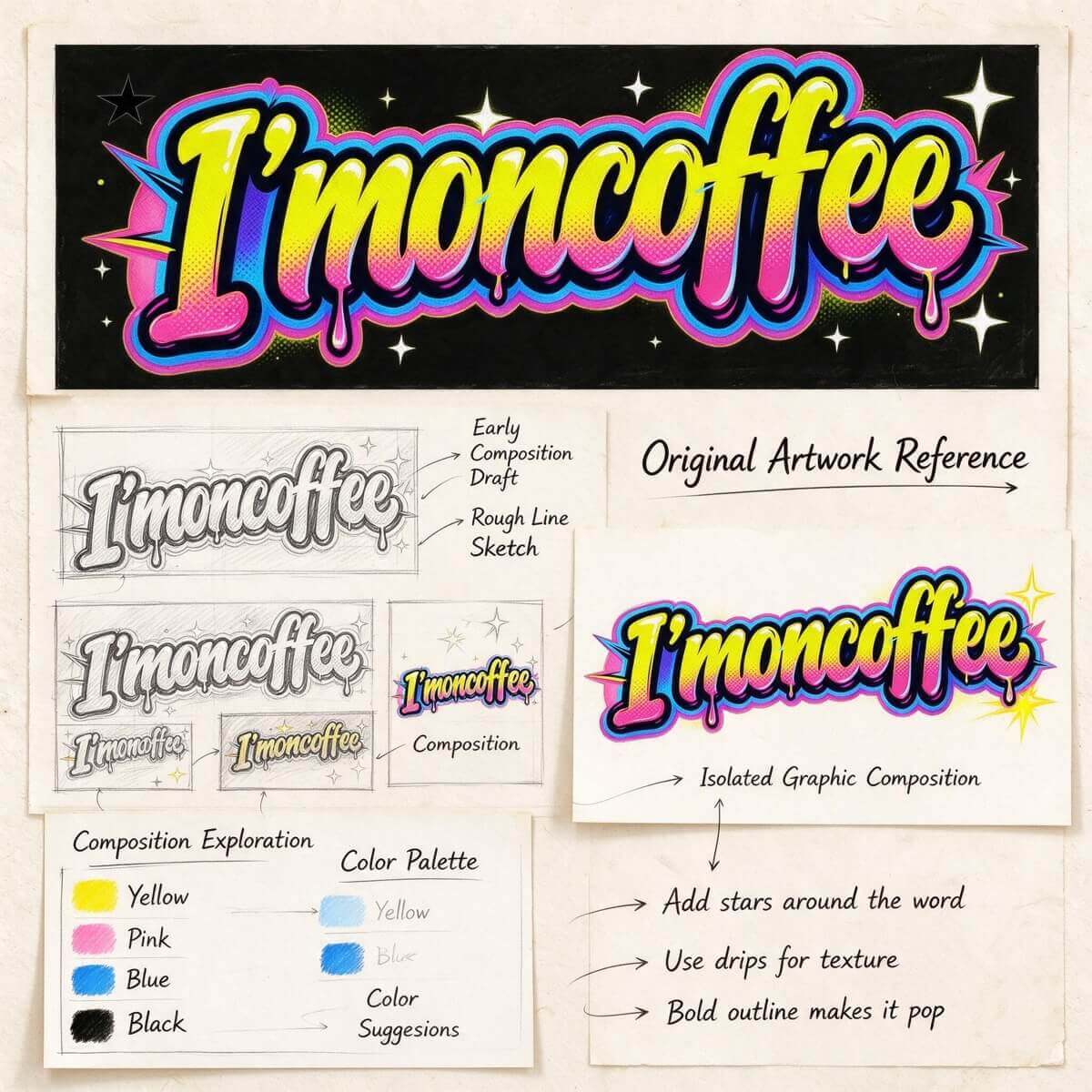 I'm on Coffee: Neon Caffeine Rush