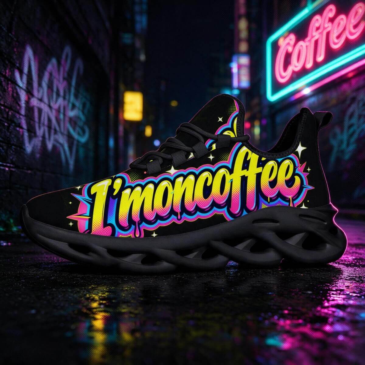 I'm on Coffee: Neon Caffeine Rush