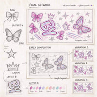 Where Pink Wings Meet a Purple Crown