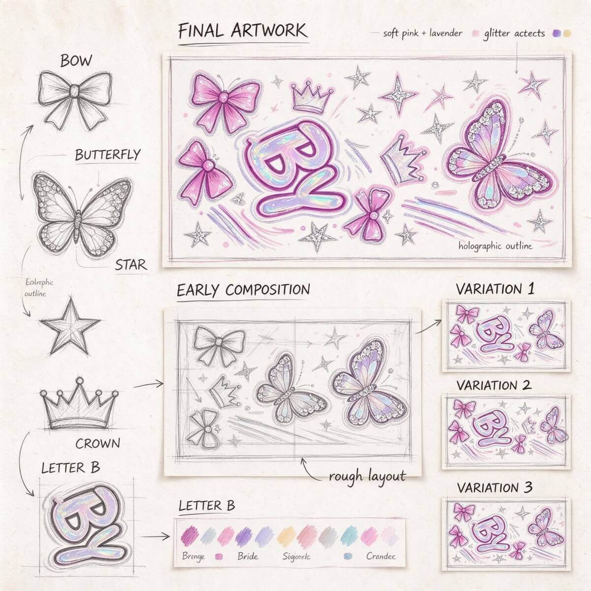Where Pink Wings Meet a Purple Crown