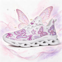 Where Pink Wings Meet a Purple Crown