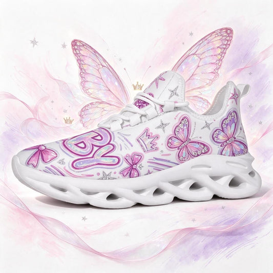 Where Pink Wings Meet a Purple Crown