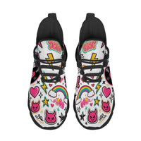 Pink Vinyl Pulse: Hearts in Turquoise Flight