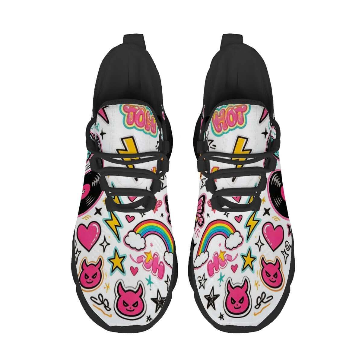 Pink Vinyl Pulse: Hearts in Turquoise Flight