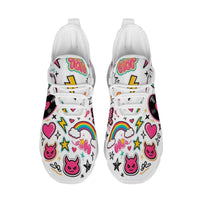 Pink Vinyl Pulse: Hearts in Turquoise Flight