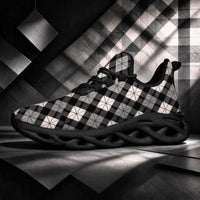 Quiet Authority, Woven in Monochrome Argyle