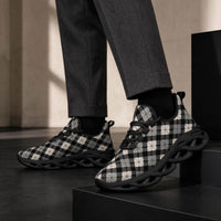 Quiet Authority, Woven in Monochrome Argyle