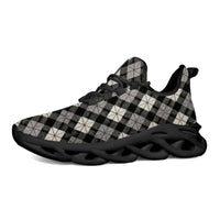 Quiet Authority, Woven in Monochrome Argyle