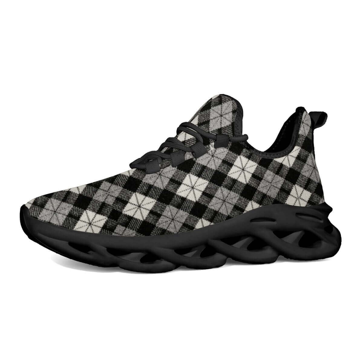 Quiet Authority, Woven in Monochrome Argyle