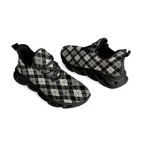 Quiet Authority, Woven in Monochrome Argyle