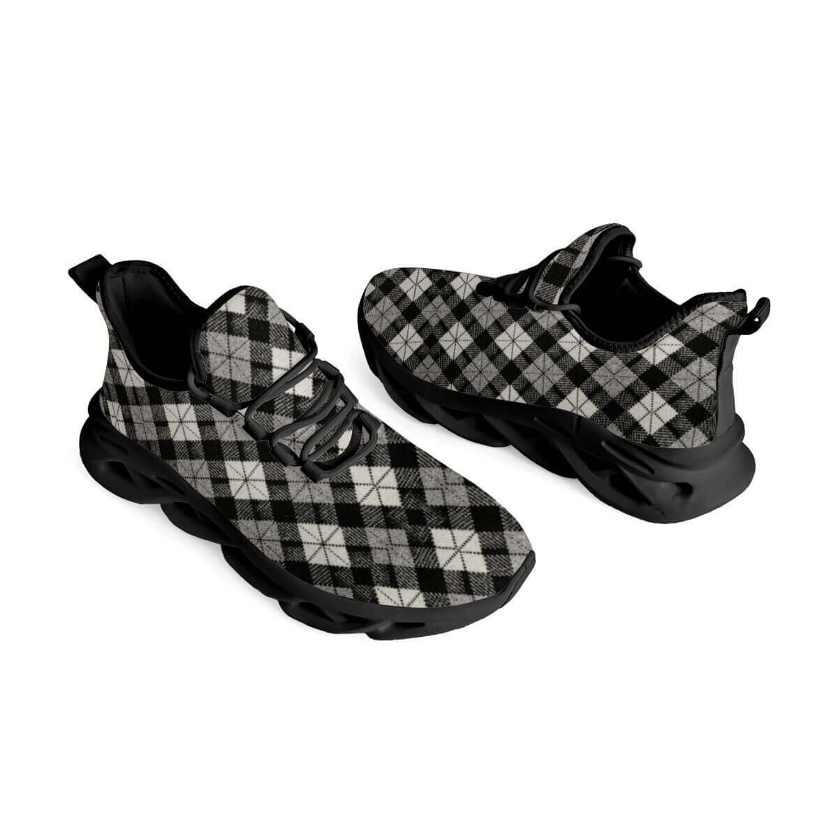Quiet Authority, Woven in Monochrome Argyle