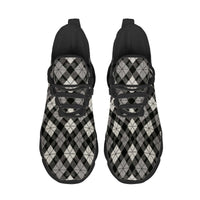Quiet Authority, Woven in Monochrome Argyle