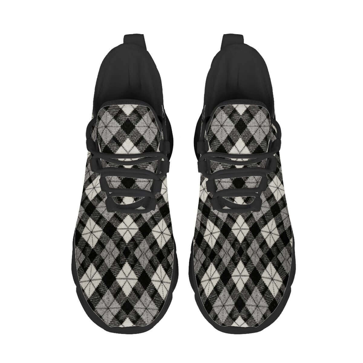 Quiet Authority, Woven in Monochrome Argyle