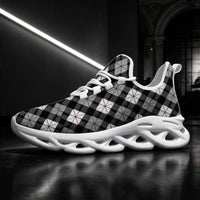 Quiet Authority, Woven in Monochrome Argyle