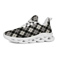 Quiet Authority, Woven in Monochrome Argyle