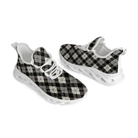 Quiet Authority, Woven in Monochrome Argyle