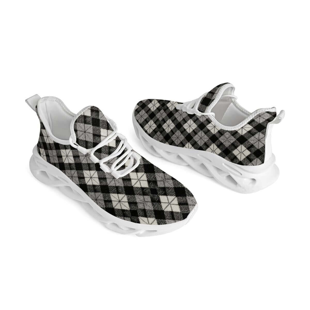 Quiet Authority, Woven in Monochrome Argyle