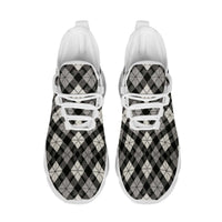 Quiet Authority, Woven in Monochrome Argyle