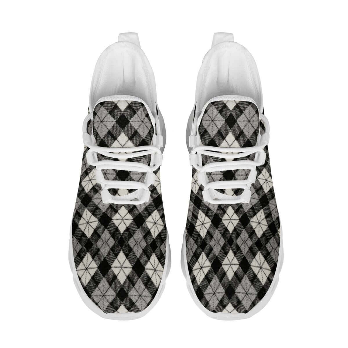 Quiet Authority, Woven in Monochrome Argyle