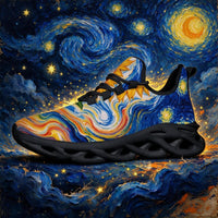Sunflower Gold in the Starry Night
